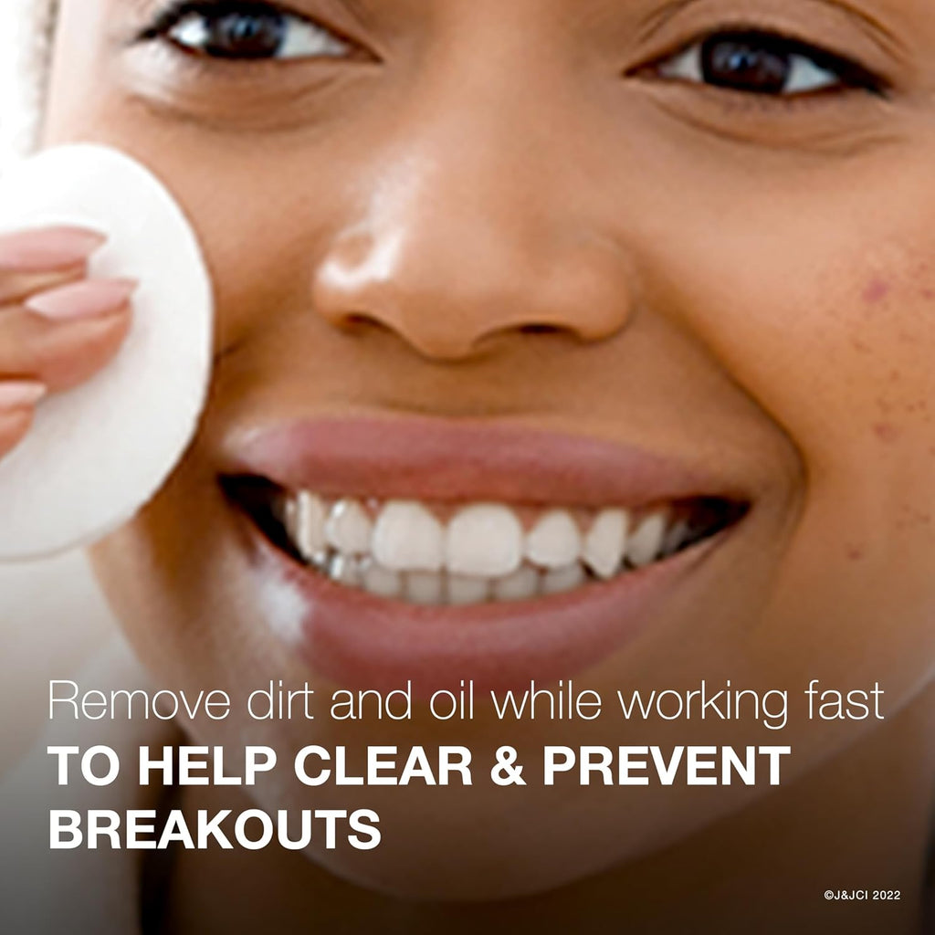 Rapid Clear Maximum Strength Acne Treatment Pads - Salicylic Acid Formula, Face Cleansing Pads, Oil Remover, Fights Pimples, 60 Count, Resealable Jar