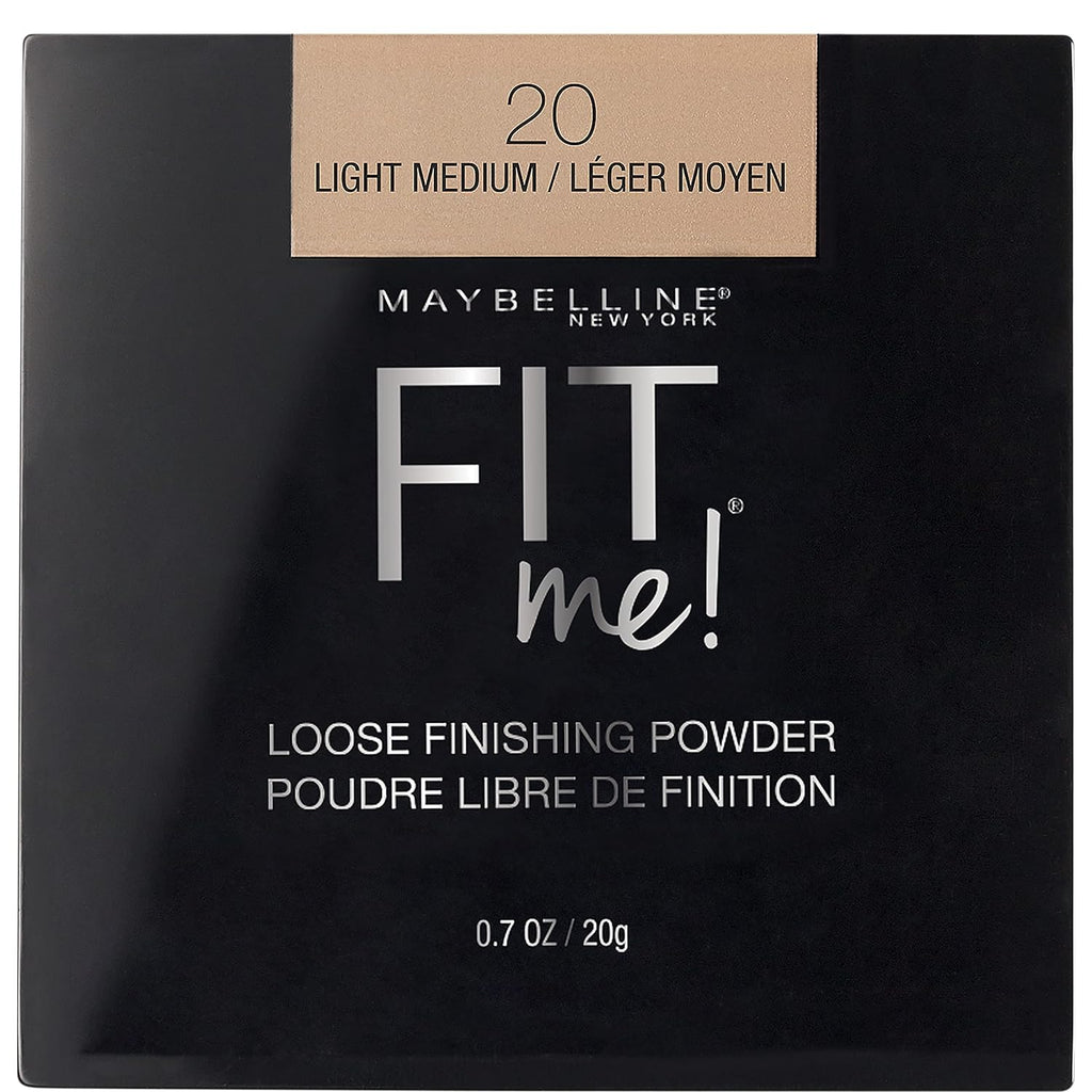 Fit Me Loose Setting Powder, Face Powder Makeup & Finishing Powder, Light Medium, 1 Count