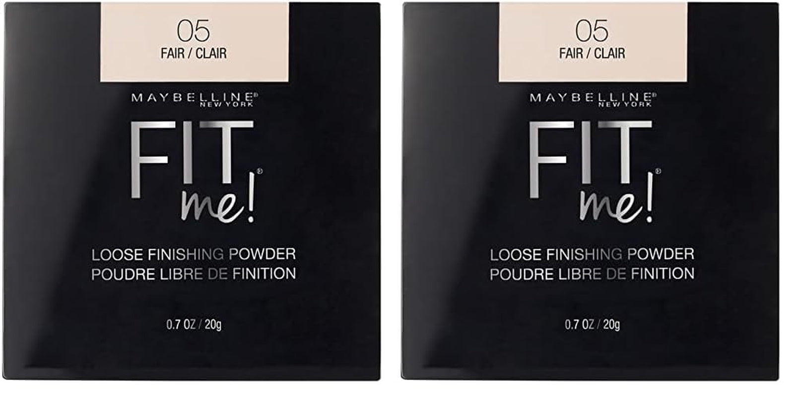 Fit Me Loose Finishing Powder, Fair, 1 Count (Pack of 2)