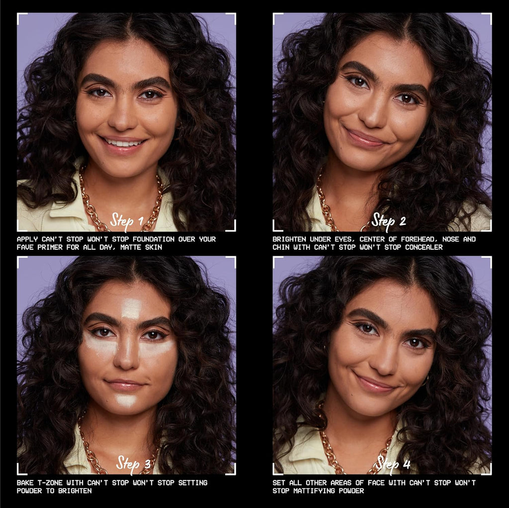 Can'T Stop Won'T Stop Mattifying Pressed Powder - Golden