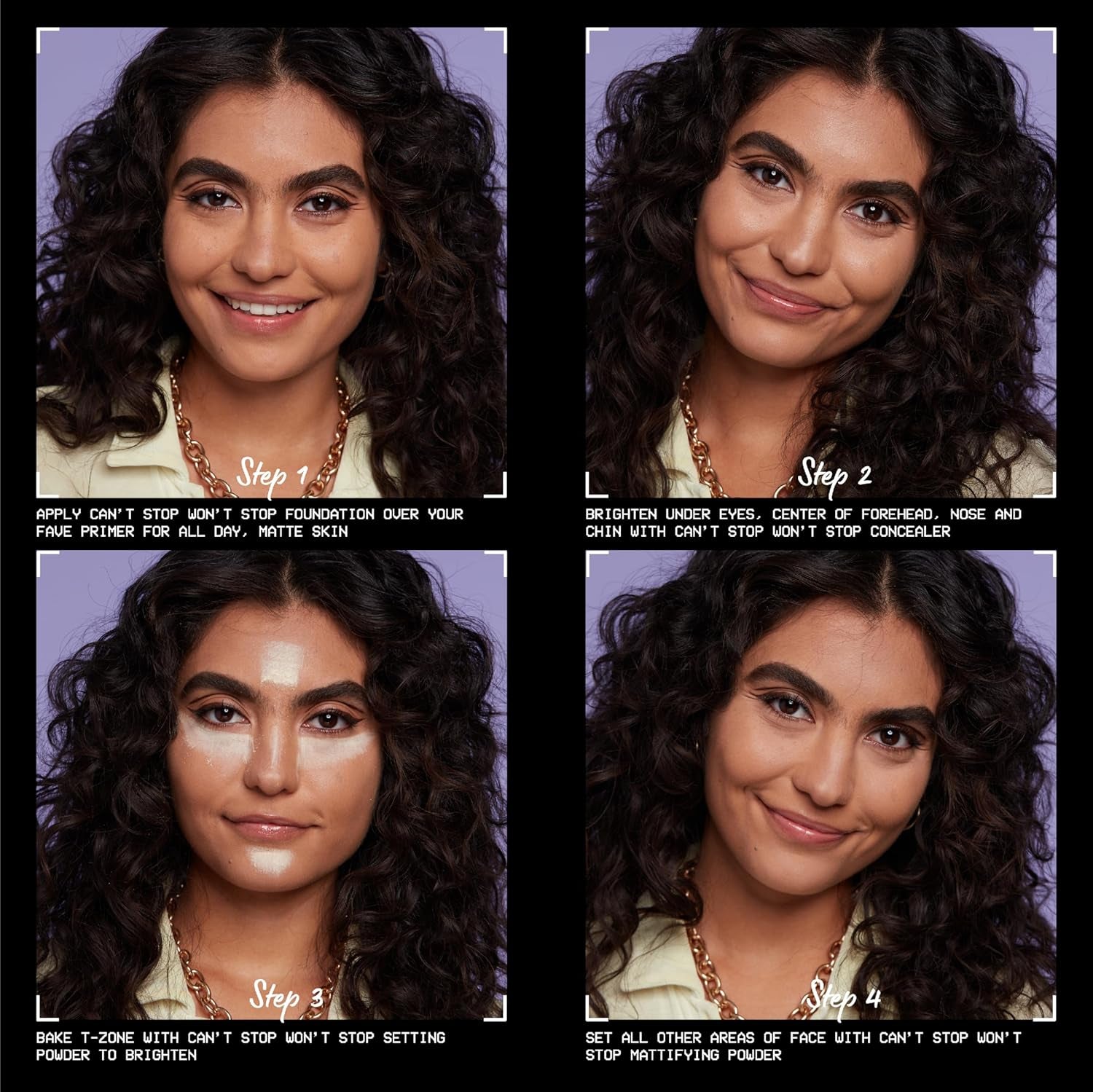 Can'T Stop Won'T Stop Mattifying Pressed Powder - Golden