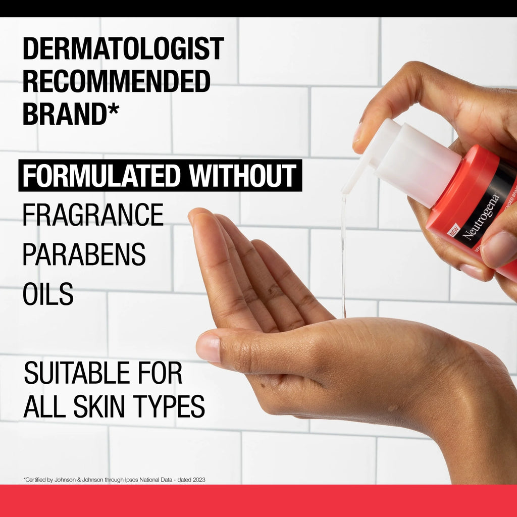 Neutrogena Stubborn Texture Daily Acne Facial Cleanser, 6.3 Fl. Oz (Set of 2)