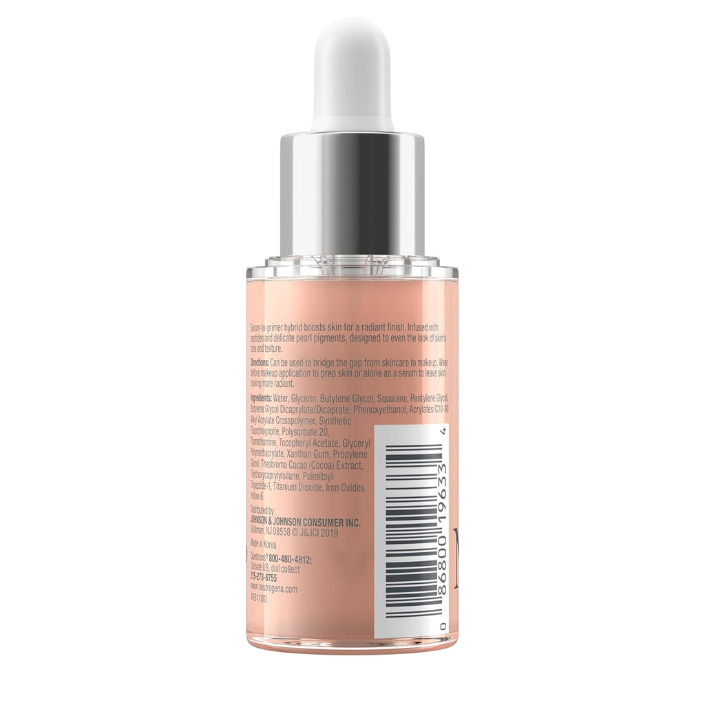 Healthy Skin Radiant Booster Primer & Serum, Skin-Evening Serum-To-Primer with Peptides & Pearl Pigments, Evens the Look of Skin'S Tone & Smooths Texture, 1.0 Fl. Oz