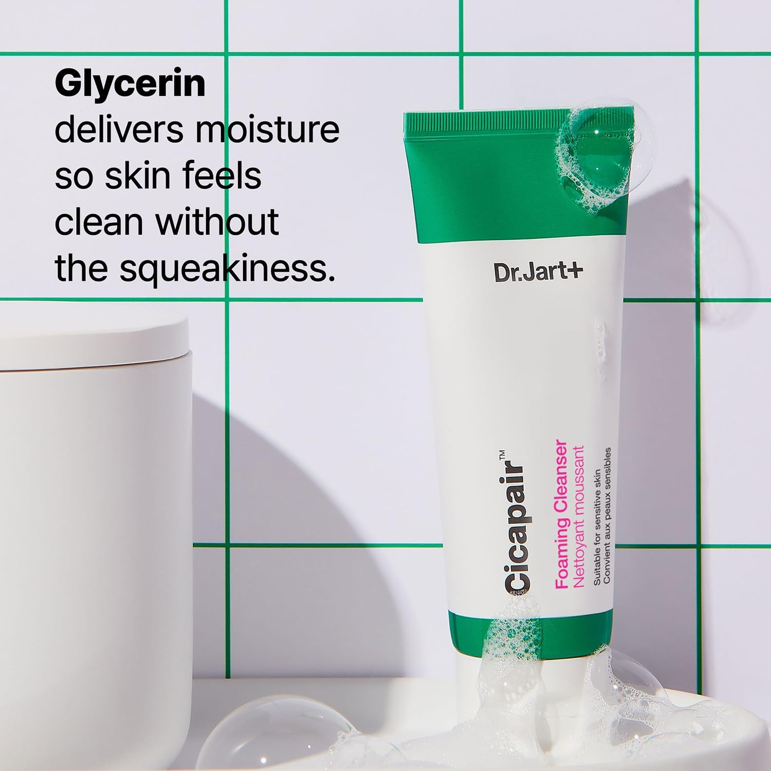 Cicapair™ Foaming Face Wash Cleanser with Centella Asiatica | Korean Skin Care, 3.38 Fl Oz