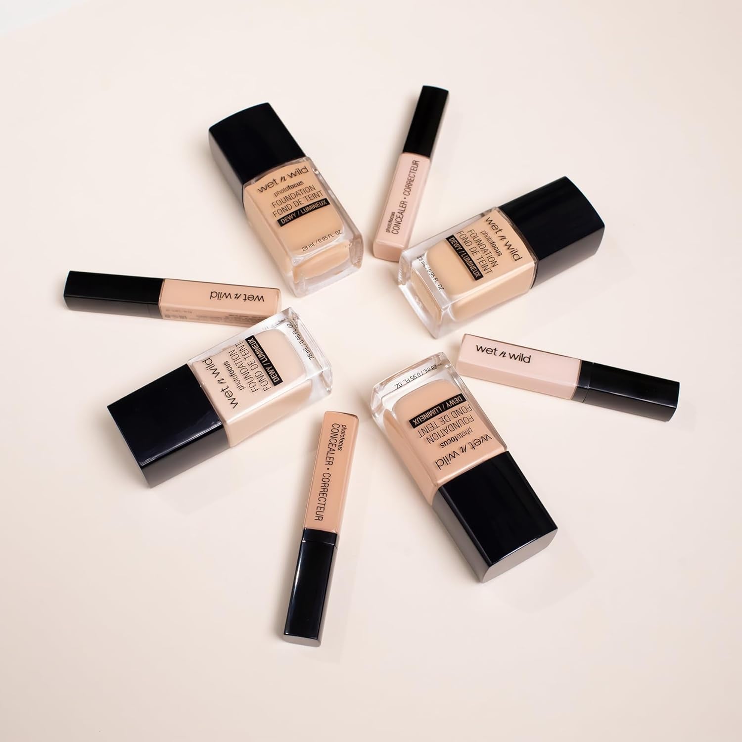 Photo Focus Dewy Liquid Foundation Makeup, Soft Beige (Packaging May Vary)