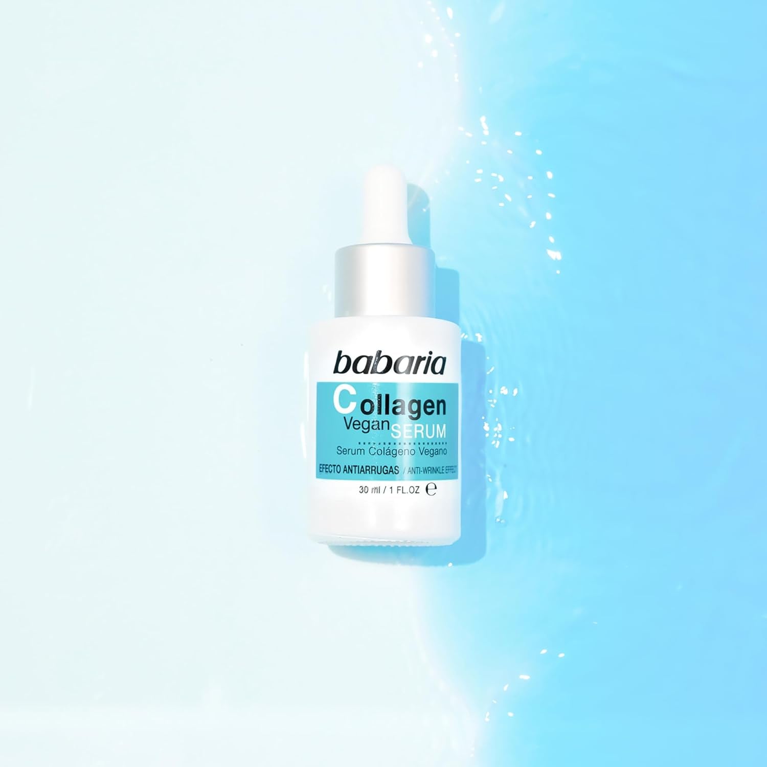 Collagen Vegan Serum - Face Serum Made from Wild Plants - Skin Care for Skin Elasticity and Firmness - Anti-Aging Serum for Face - 1 Oz