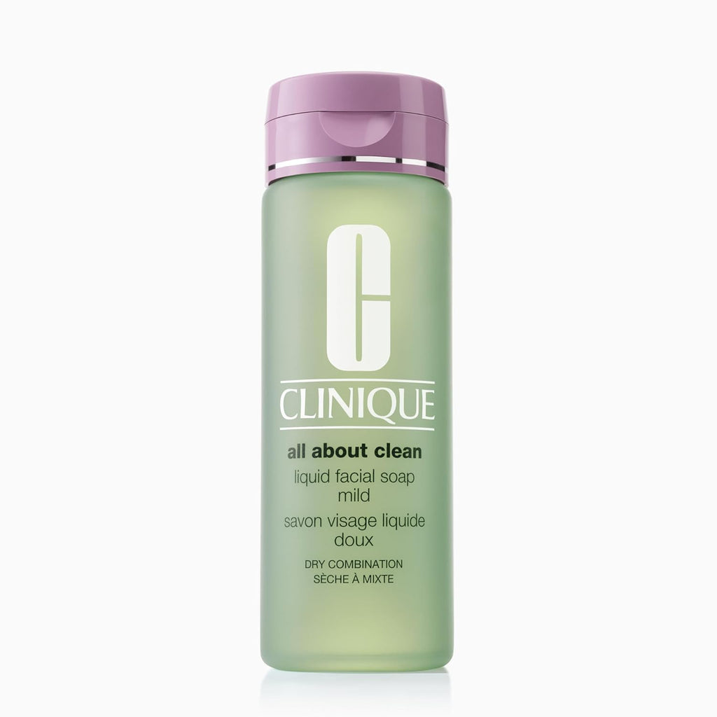 Clinique 3-Step All about Clean Liquid Gentle Facial Cleanser Soap for Dry Combination Skin | Type 2