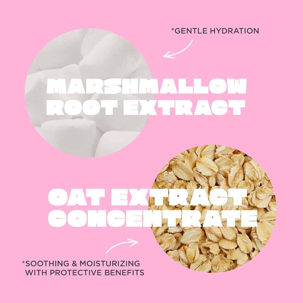 Milk Made Vegan Body Sugar Scrub- Shea Butter, Candied Oat Milk & Marshmallow Root Extract - Gentle Exfoliating Hand, Leg, Foot & Body Sugar Soap Scrub & Moisturizing Shower Wash for Women