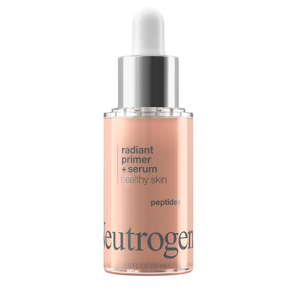Healthy Skin Radiant Booster Primer & Serum, Skin-Evening Serum-To-Primer with Peptides & Pearl Pigments, Evens the Look of Skin'S Tone & Smooths Texture, 1.0 Fl. Oz