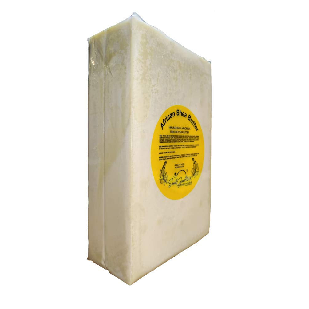 Raw Unrefined Ivory Shea Butter TOP Grade from Ghana 5 Lbs- SOFT