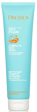 Beauty Sea Foam Face Wash, Daily Gentle Foaming Cleanser, with Coconut Water + Sea Algae, Removes Makeup, for Combination and Oily Skin, Vegan & Cruelty Free