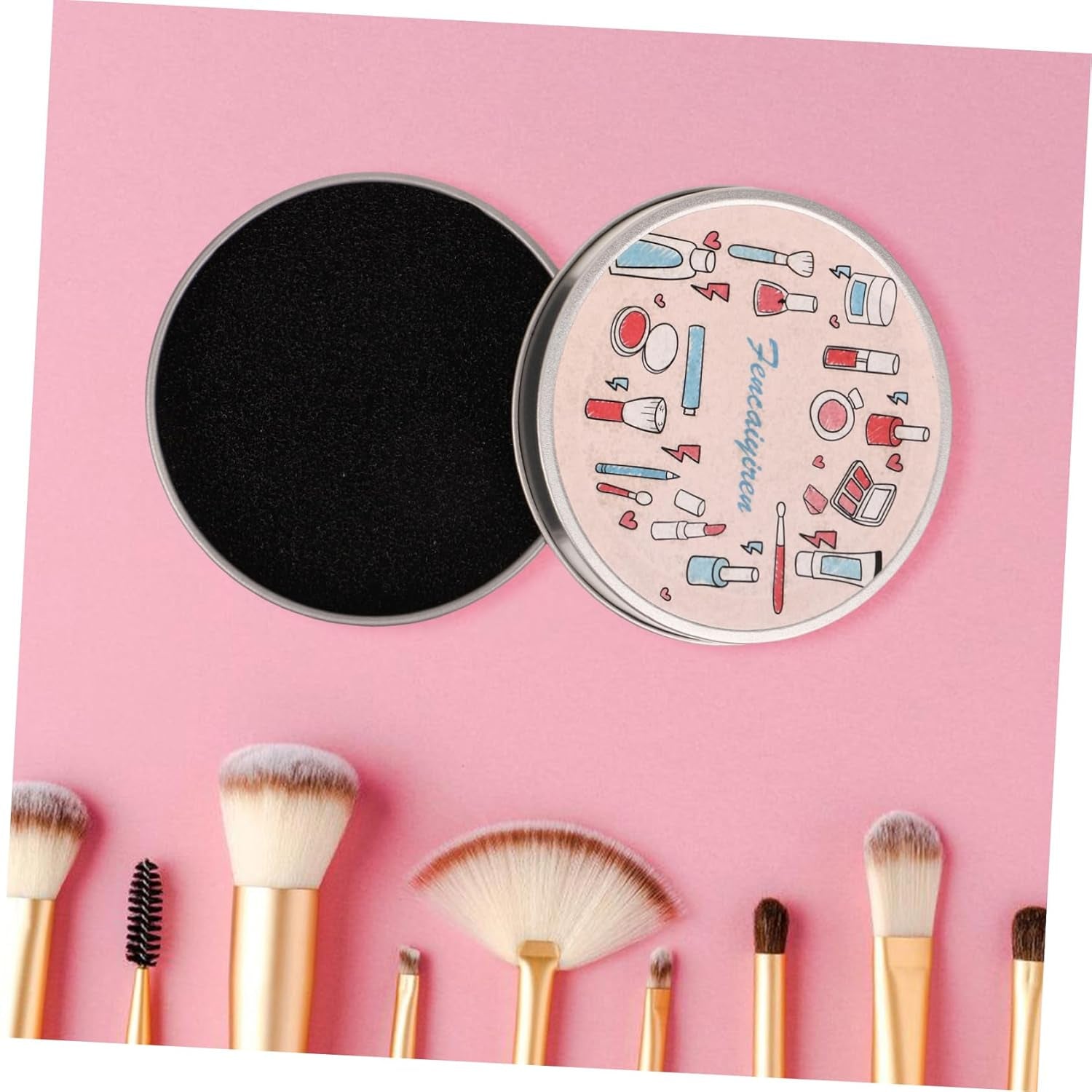 Makeup Brush Cleaning Box Sponges Brush Cleaner Rinsing Box for Women Makeup Cleaning Tools and Supplies