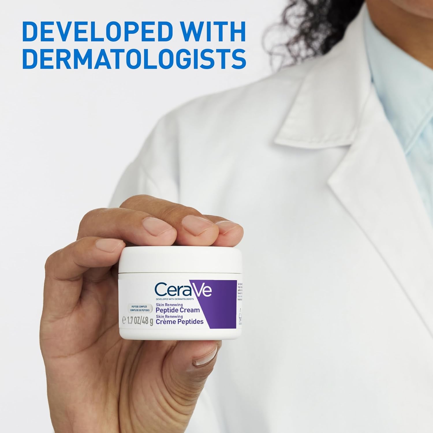 Skin Renewing Night Cream, Niacinamide, Peptide Complex, and Hyaluronic Acid Moisturizer for Face, 1.7 Ounce, Packaging May Vary