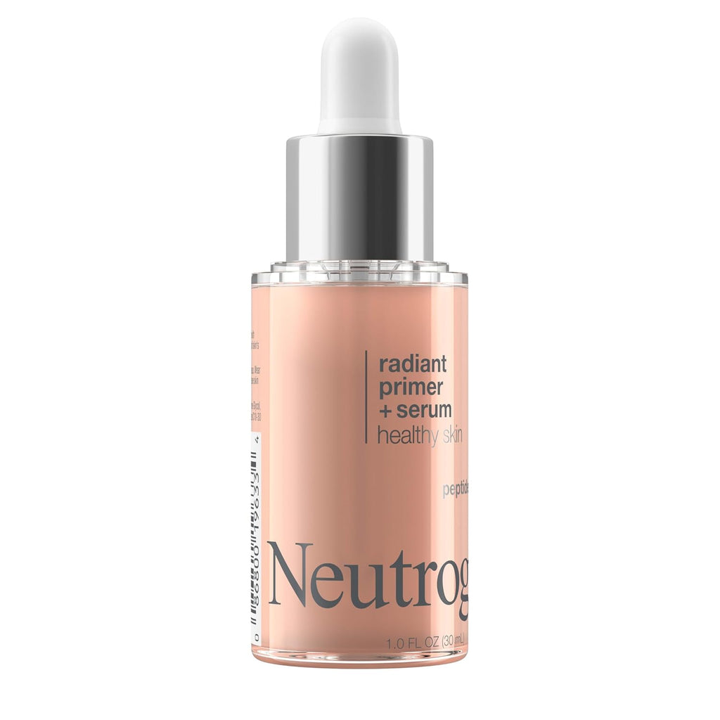 Healthy Skin Radiant Booster Primer & Serum, Skin-Evening Serum-To-Primer with Peptides & Pearl Pigments, Evens the Look of Skin'S Tone & Smooths Texture, 1.0 Fl. Oz