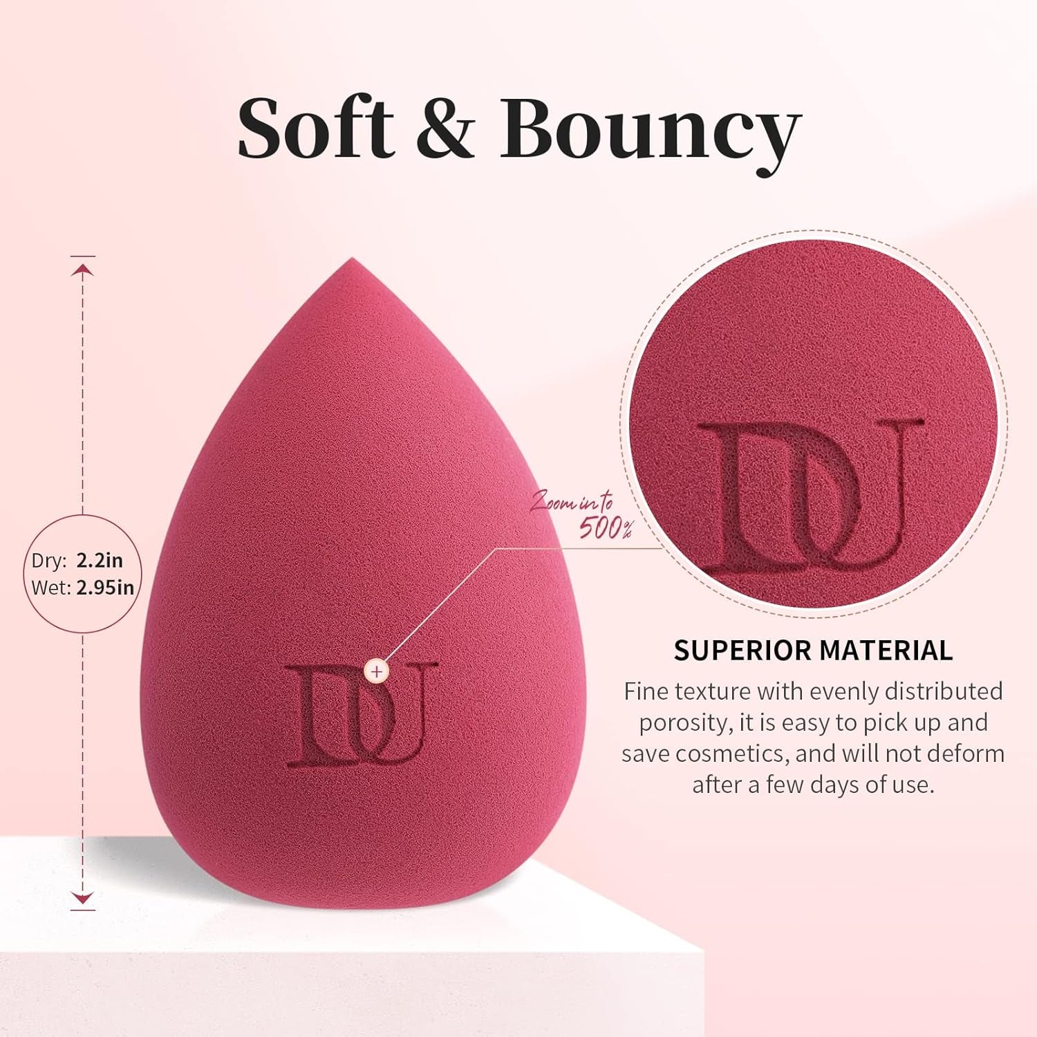 Makeup Sponges Makeup Blender Sponge for Blending Liquid Foundations, Powders and Creams