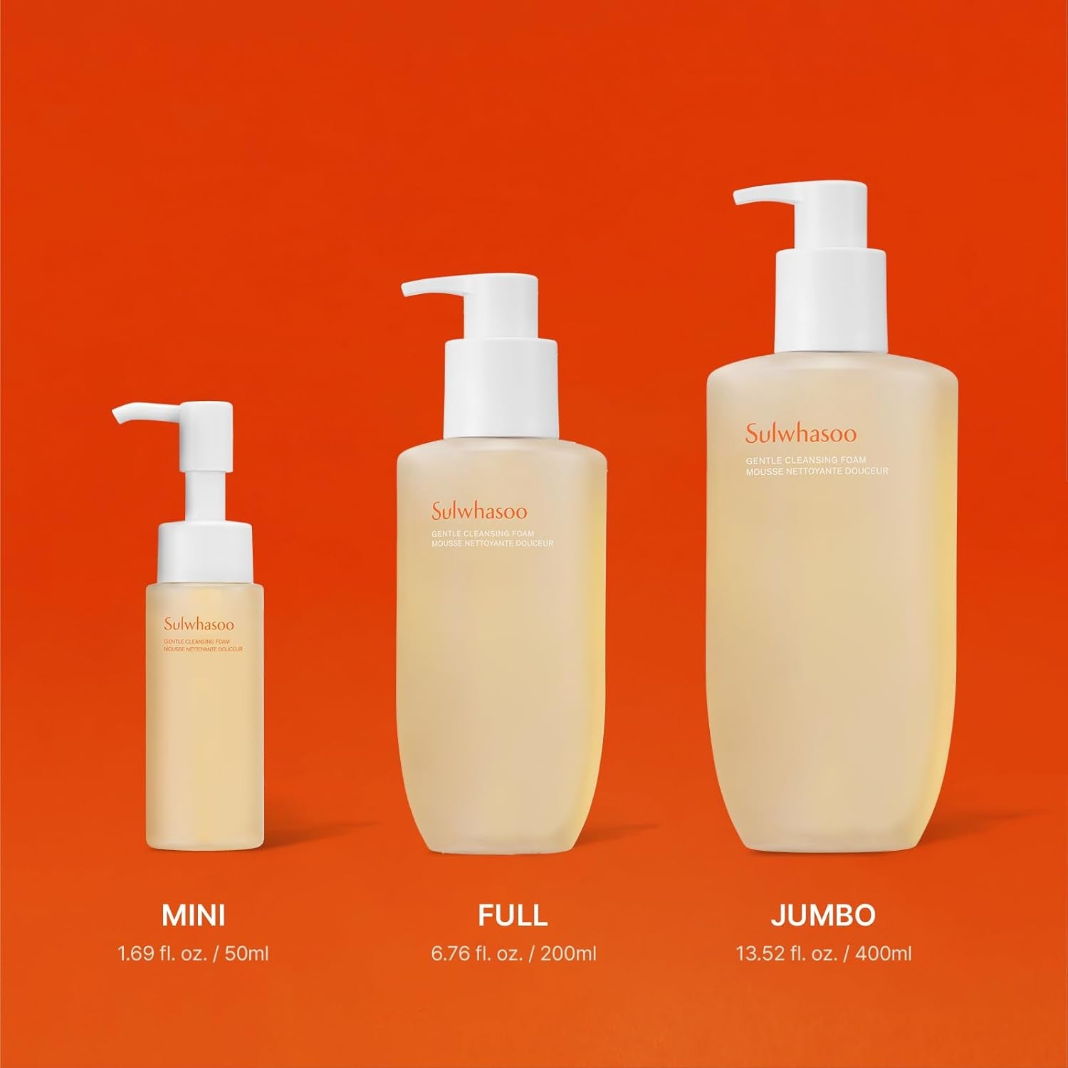 Gentle Cleansing Foam – Hydrating Daily Gel-To-Foam Facial Cleanser with Korean Herbal Ingredients Removes Makeup, Dirt & Impurities, Softens & Refreshes Skin Korean Skincare Face Wash