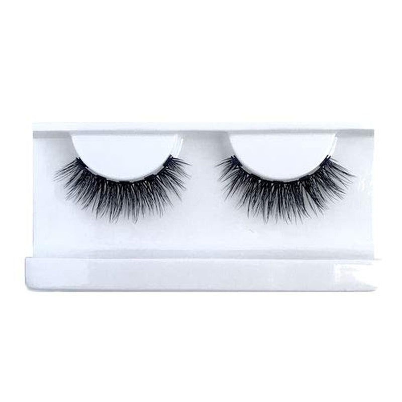 Faux Mink Magnetic Eyelashes Diva Lash, Single Lash for Use with Magnetic Eyeliner, 5 Magnet False Eyelashes Magnetic Lashes (Lashes + Magnetic Eyeliner)