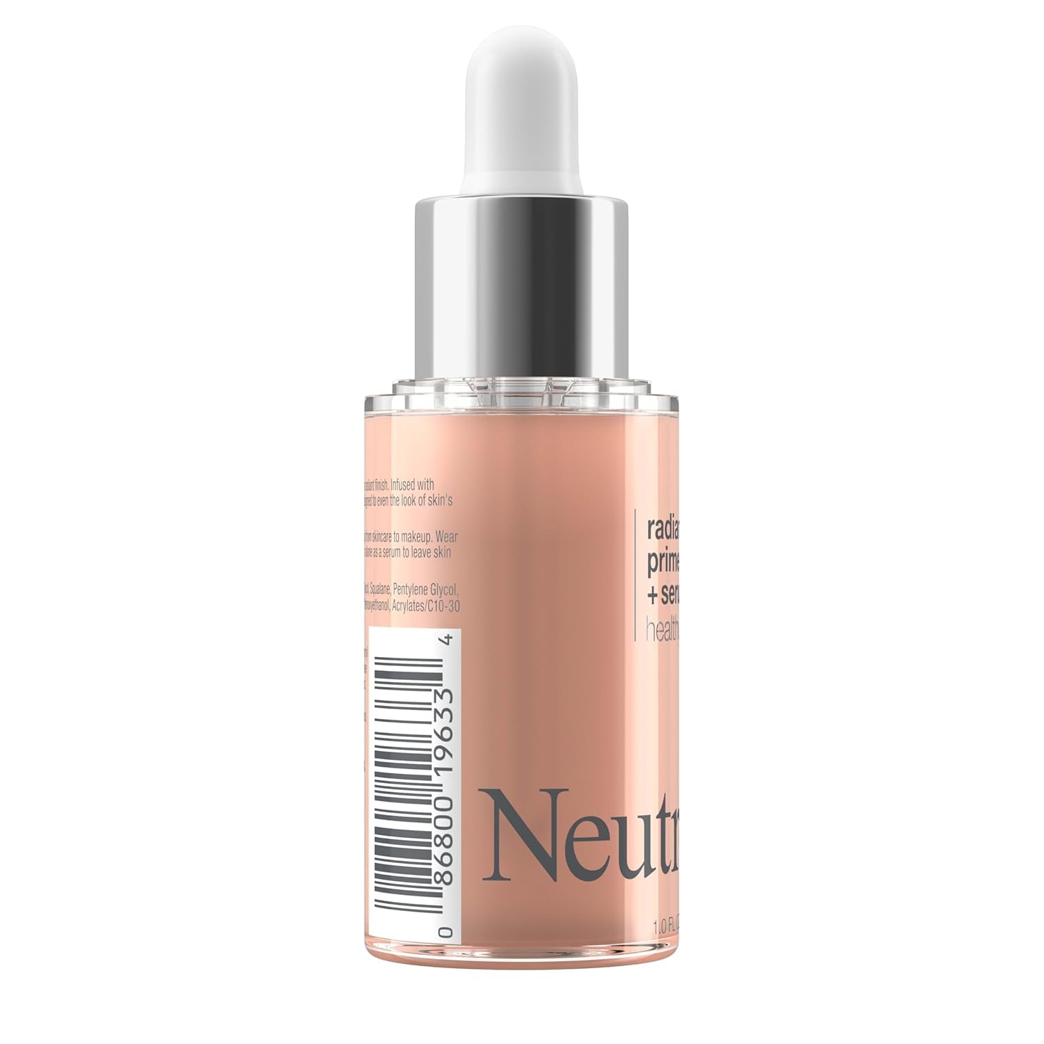 Healthy Skin Radiant Booster Primer & Serum, Skin-Evening Serum-To-Primer with Peptides & Pearl Pigments, Evens the Look of Skin'S Tone & Smooths Texture, 1.0 Fl. Oz