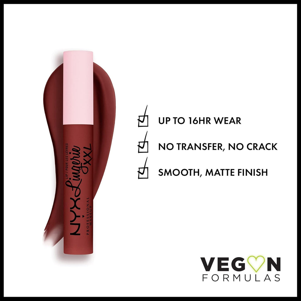 Lip Lingerie XXL Matte Liquid Lipstick - Straps off (Reddish Brown Nude)