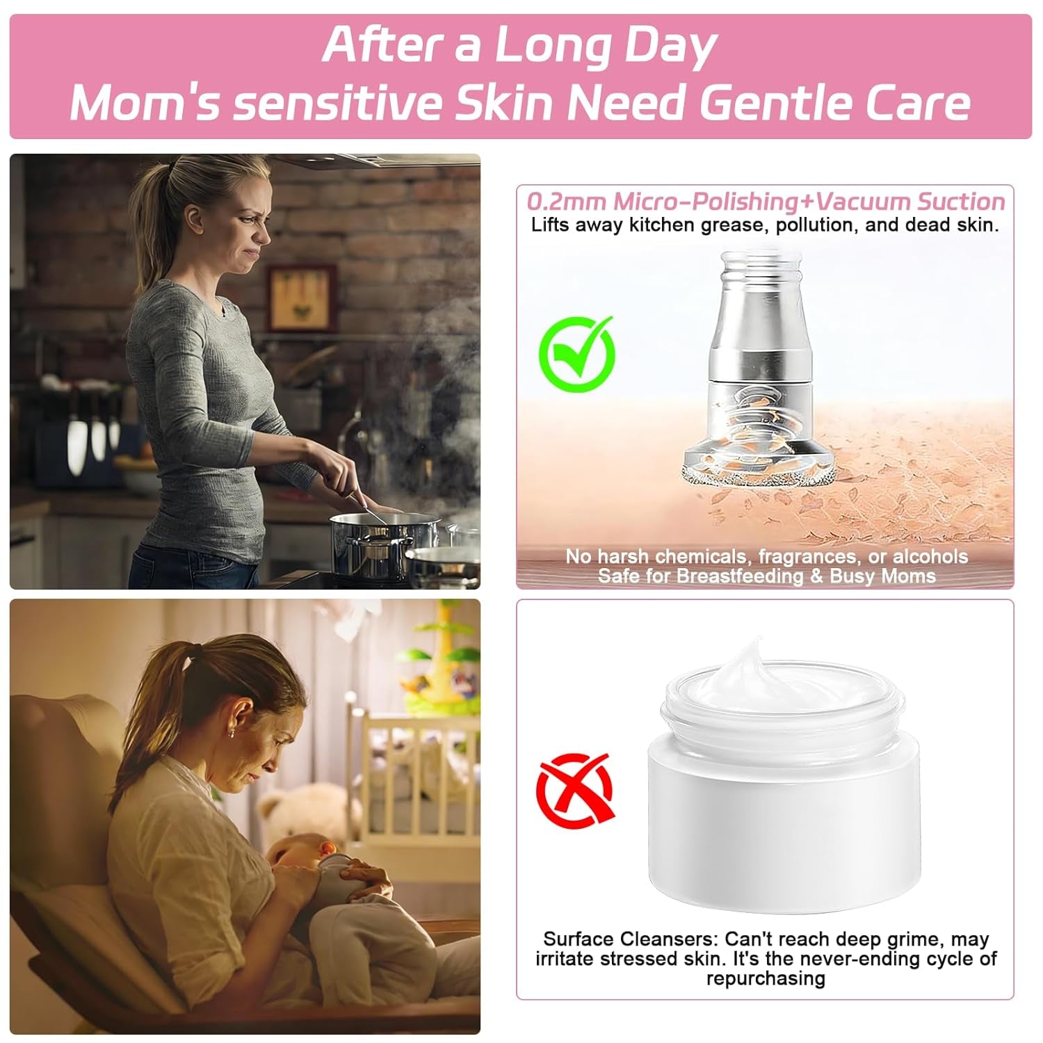 【3 in 1 】Microdermabrasion Machine,  Professional Diamond Dermabrasion Facial Devices at Home