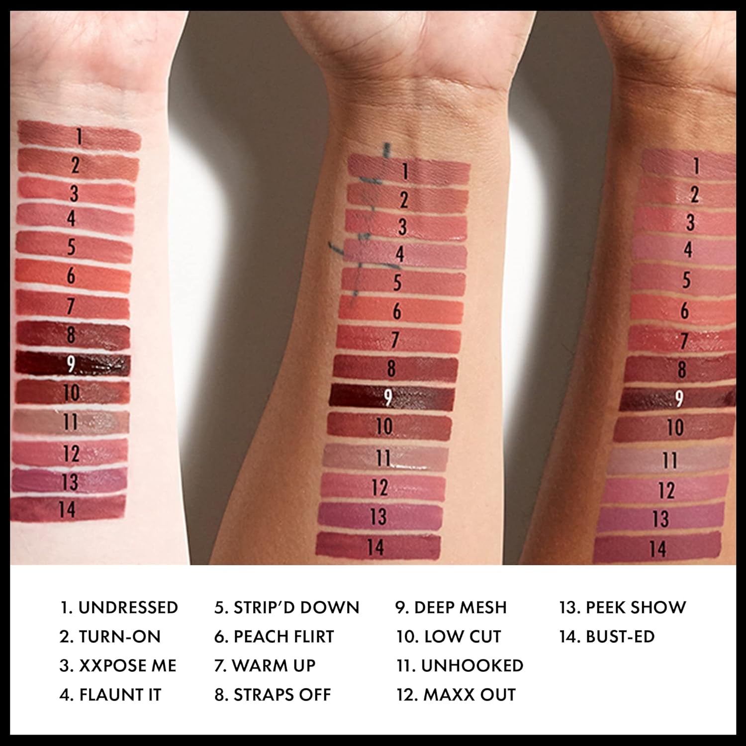 Lip Lingerie XXL Matte Liquid Lipstick - Straps off (Reddish Brown Nude)