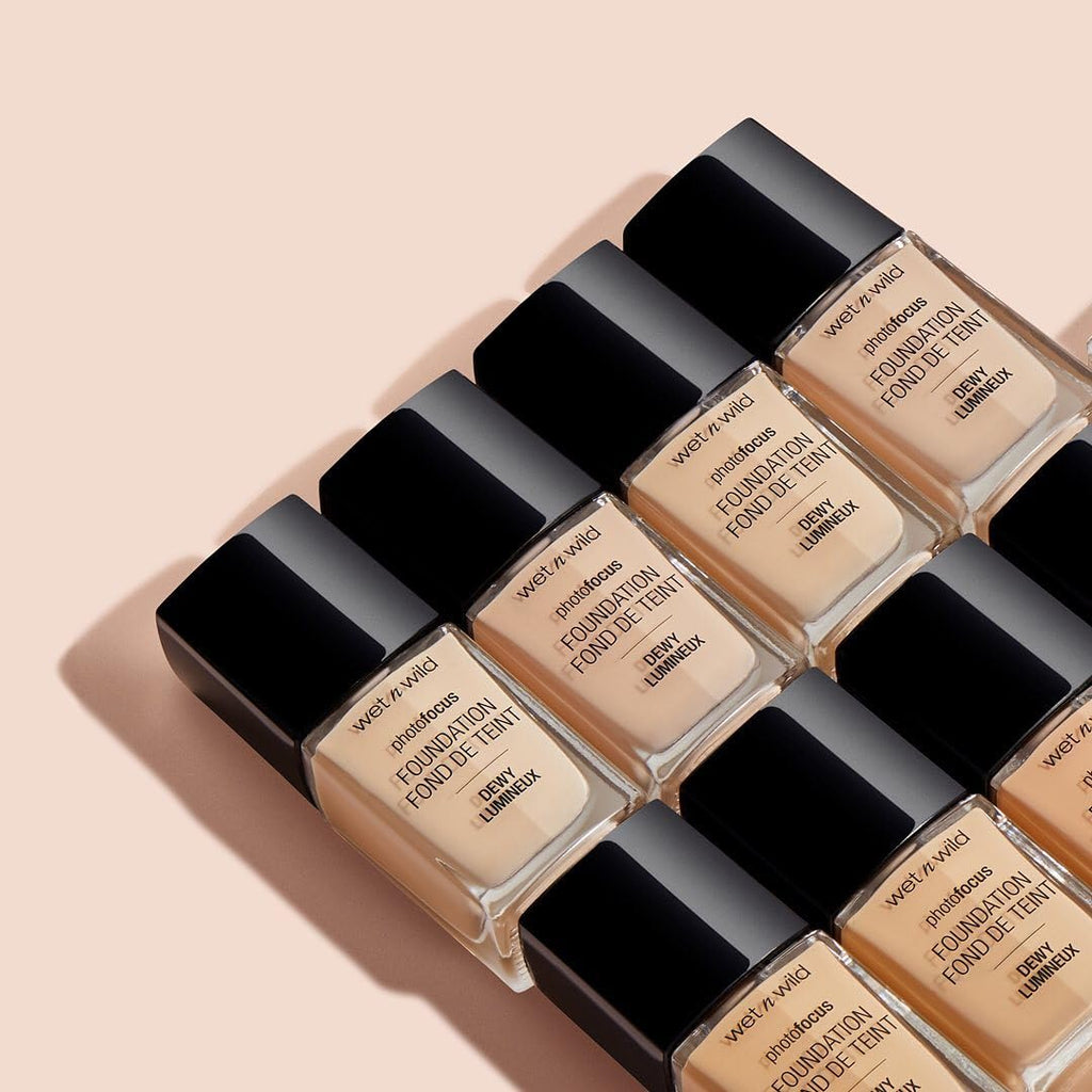 Photo Focus Dewy Liquid Foundation Makeup, Soft Beige (Packaging May Vary)