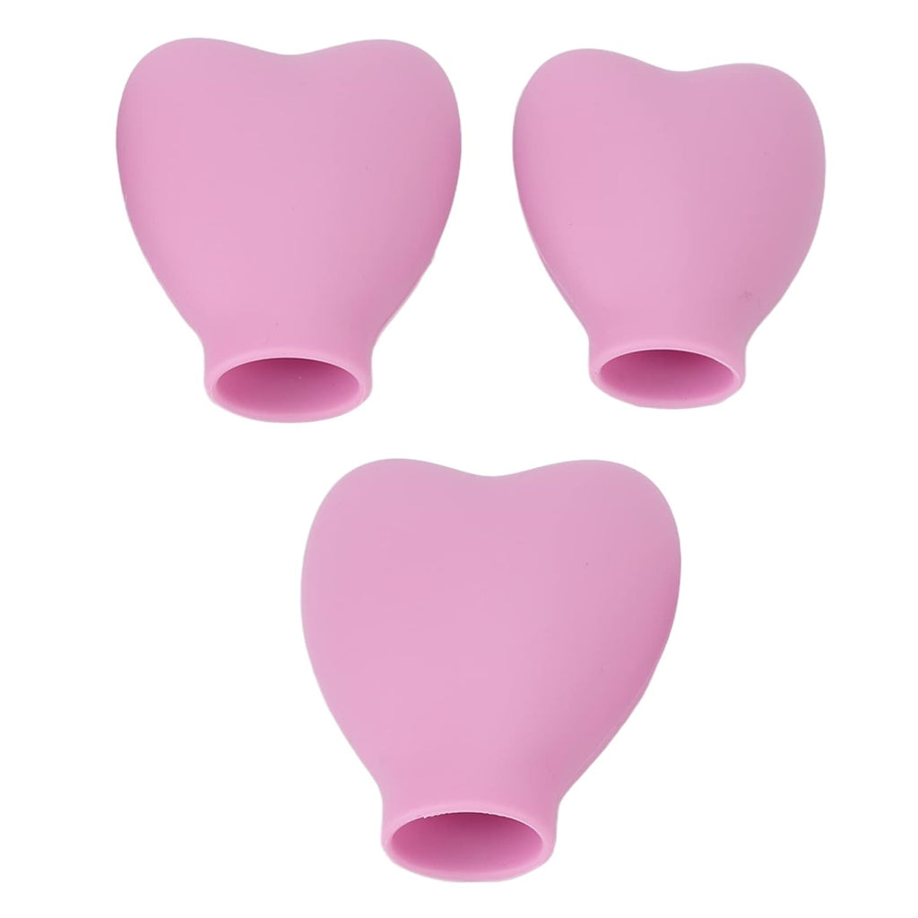 3Pcs Makeup Brush Cover Protector, Silicone Brush Organizer Case for Makeup Storage and Makeup Bag, Reusable Brush Holders for Travel ()