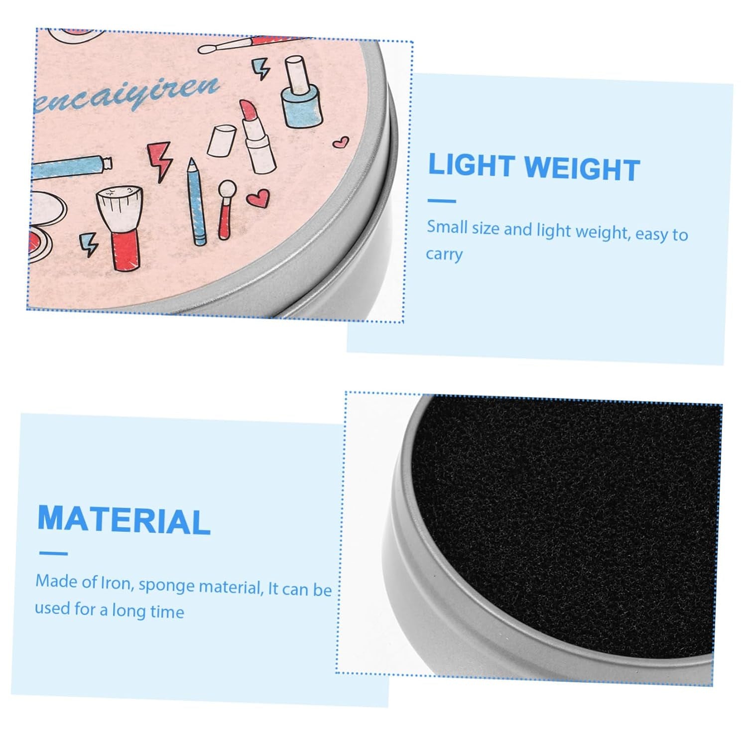 Makeup Brush Cleaning Box Sponges Brush Cleaner Rinsing Box for Women Makeup Cleaning Tools and Supplies