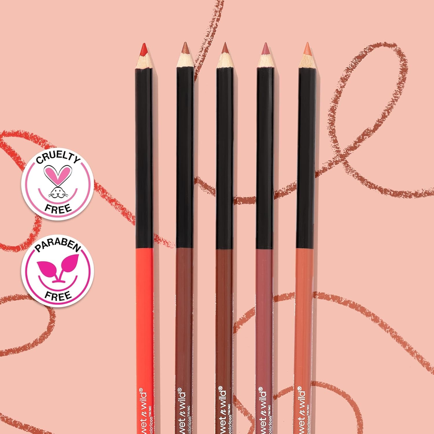 Lip Liner Pencil Color Icon Lip Color Makeup, Dark Brown Chestnut