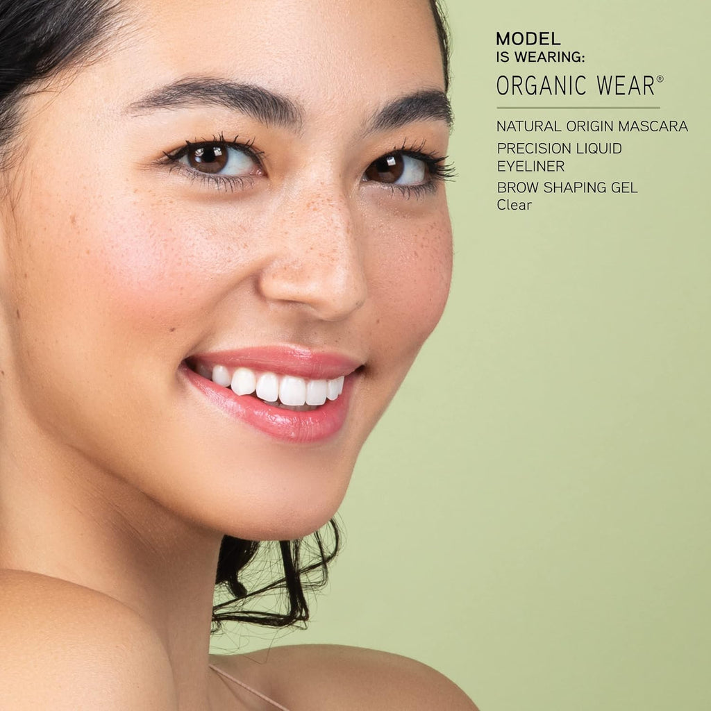 Organic Wear Lash-Boosting All Natural Mascara, Lifts, Lengthens, for Sensitive Eyes, Dermatologist Tested - Natural Origin Black