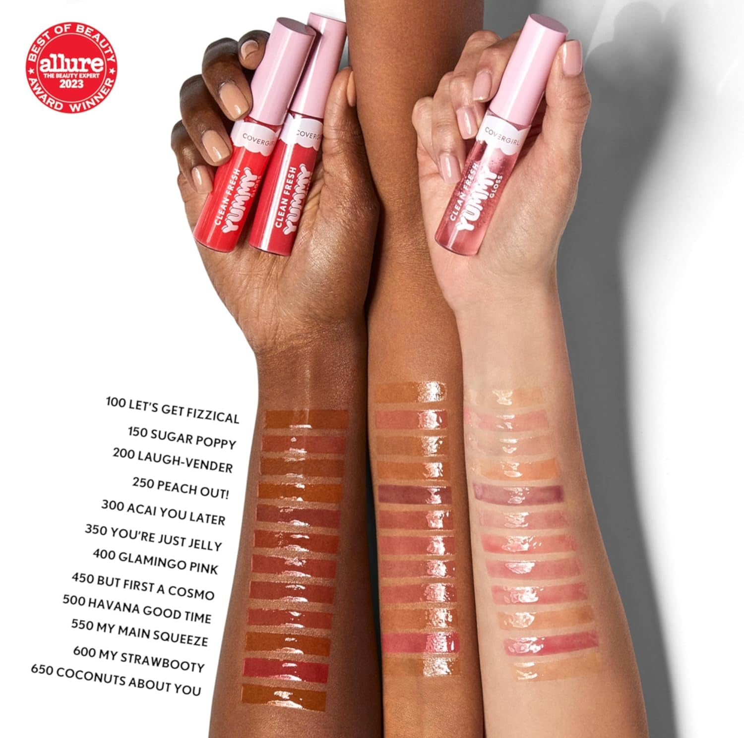 Clean Fresh Yummy Lip Gloss, Sheer, Natural Scents, Vegan Formula - 500 Havana Good Time, 0.33 Fl Oz
