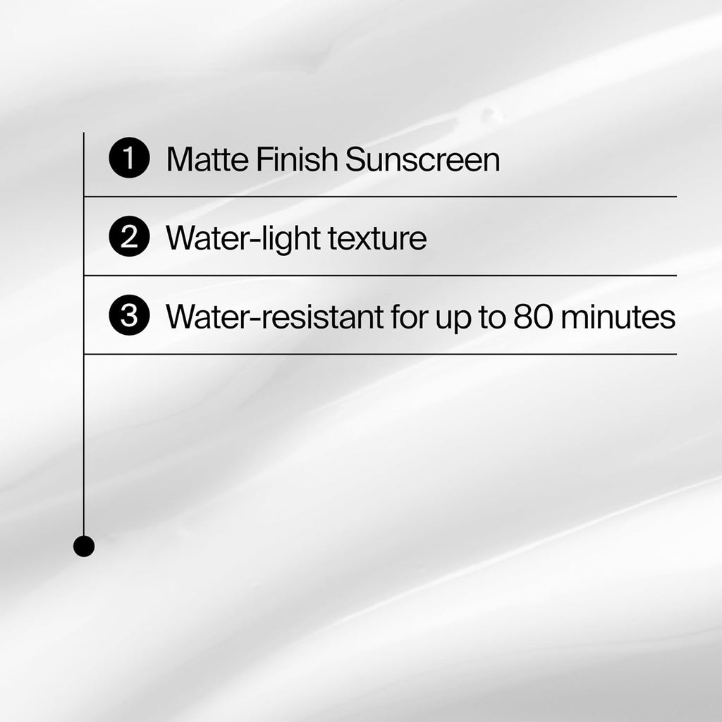 Clear Face Sunscreen Lotion for Acne-Prone Skin, Broad Spectrum SPF 50, Sunscreen for Face & Oily Skin, Oil-,Fragrance- & Oxybenzone-Free, Water Resistant, Matte, Unscented, 3 Fl Oz